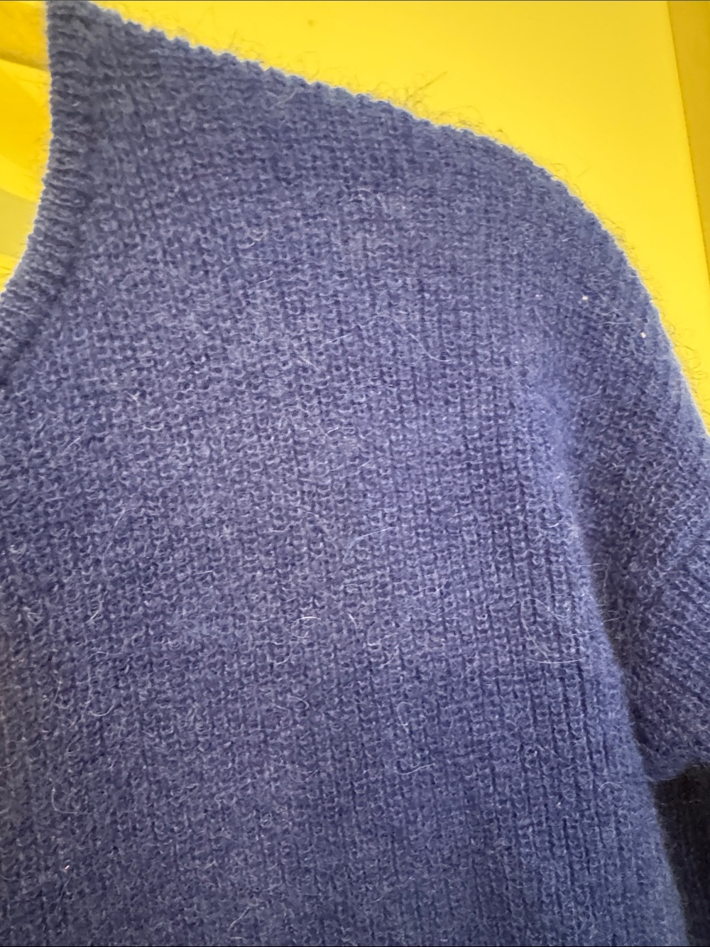 Sezane Women's Button-Front Cardigan in Cobalt - Picture 6 of 8